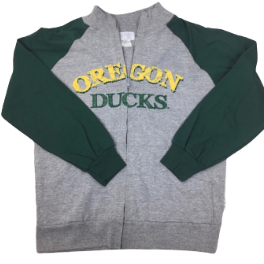 Oregon Ducks Zip Up Sweat Jacket
